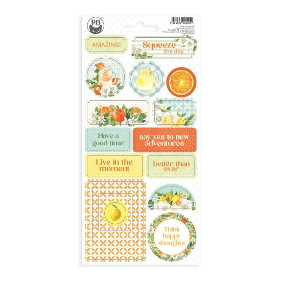 Picture of Fresh Lemonade Chipboard Stickers 4.1"X8.7"-#02