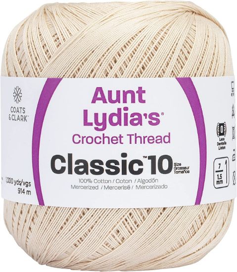 Picture of Aunt Lydia's Classic Crochet Thread Size 10 Value Natural