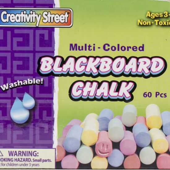 Picture of Blackboard Chalk 60/Pkg Assorted Colors