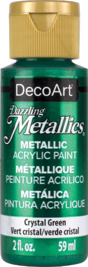 Picture of Dazzling Metallics Acrylic Paint 2oz Crystal Green