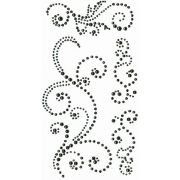 Picture of Bling Self-Adhesive Pearl Swirls 468/Pkg Black