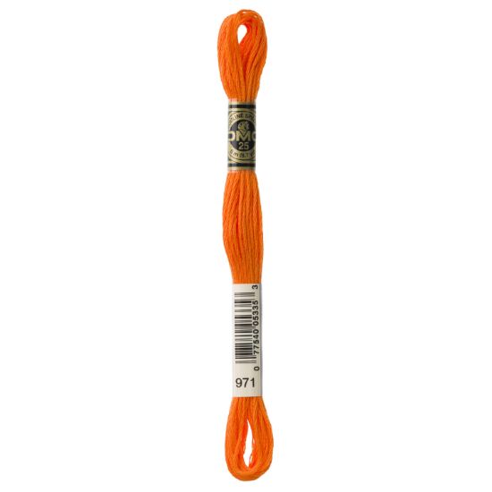 Picture of DMC 6-Strand Embroidery Cotton 8.7yd Pumpkin