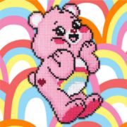 Picture of Camelot Dotz Diamond Art Kit 8.7"X8.7"-Care Bears - Cheer Bear
