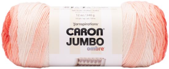 Picture of Caron Jumbo Print Ombre Yarn Salmon