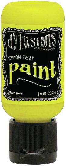 Picture of Dylusions Acrylic Paint 1oz Lemon Zest