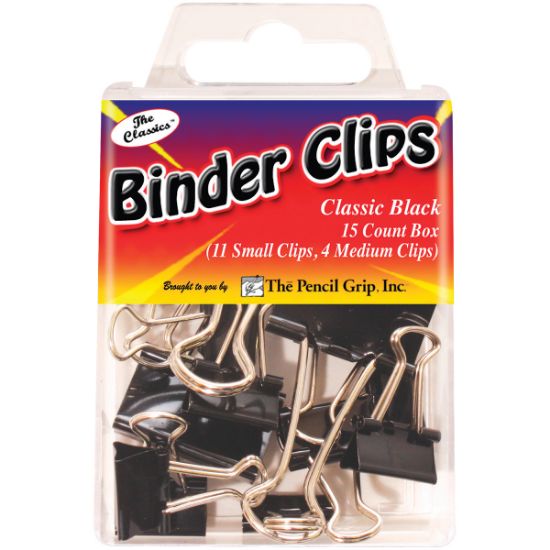 Picture of Binder Clips 15/Pkg Black