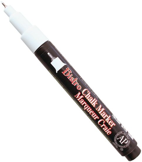 Picture of Bistro Chalk Marker Extra Fine Tip White