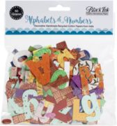 Picture of Black Ink Alphabets & Numbers-Assorted, 50 Grams