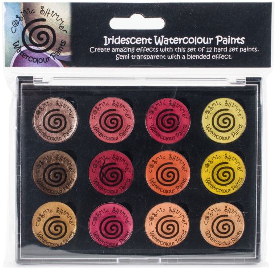 Picture of Cosmic Shimmer Iridescent Watercolor Palette Set 3 Autumn Sunrise