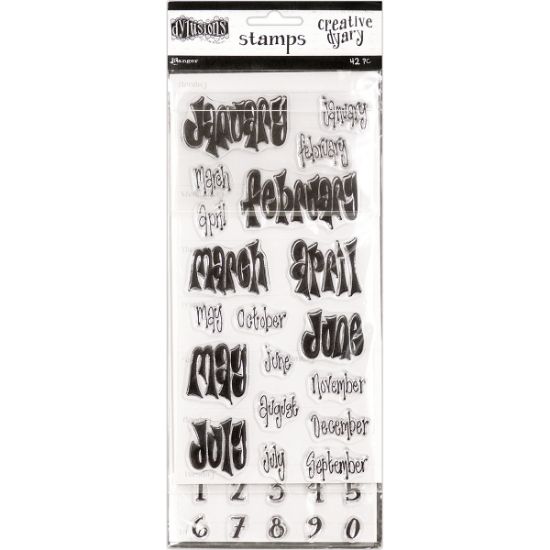 Picture of Dyan Reaveley's Dylusions Creative Dyary Stamp Set 