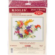 Picture of Freesia Counted Cross Stitch Kit 15.75"X11.75" 14 Count