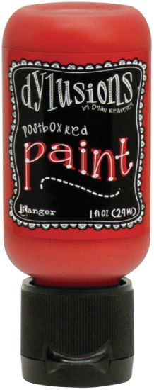 Picture of Dylusions Acrylic Paint 1oz Postbox Red