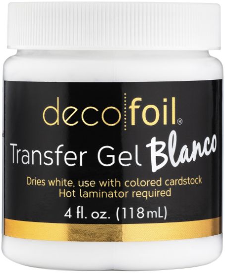 Picture of Deco Foil Transfer Gel BLANCO 4oz White