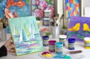 Picture of Decoart Impasto Paint 4oz-Cobalt Teal Hue