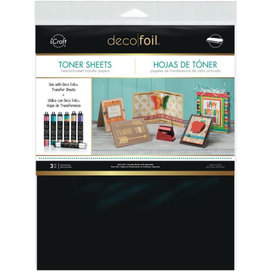 Picture of Deco Foil Toner Sheets 8.5"X11" 3/Pkg  