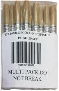 Picture of DecoColor Extra Fine Oil-Based Opaque Paint Marker Multipack Gold 10/Pkg