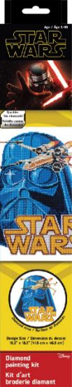 Picture of Camelot Dotz Diamond Art Kit 14.5"X12.6"-Star Wars - Vader & X-Wing