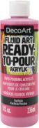 Picture of DecoArt FluidArt Ready-To-Pour Acrylic Paint 8oz-Fuchsia
