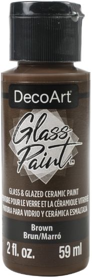 Picture of DecoArt Glass Paint 2oz-Brown