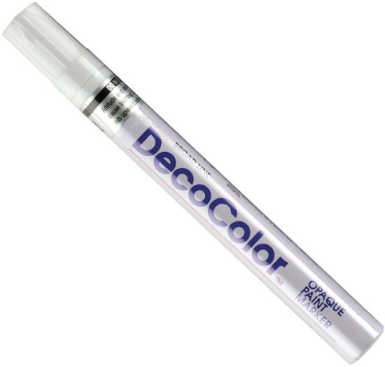 Picture of Decocolor Broad Opaque Oil-Based Paint Marker Open Stock White