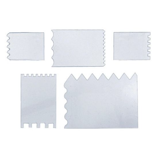 Picture of DecoArt Impasto Paint Accessories 5/Pkg-Clear Texture Cards