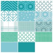 Picture of Camelot Mixology 5" Charms Precut Bundle 42pcs-Ocean Wave