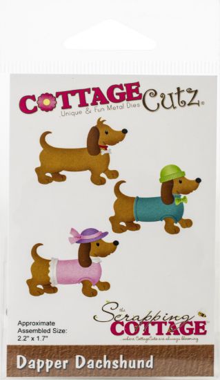 Picture of CottageCutz Dies Dapper Dachshund 2.2"X1.7"