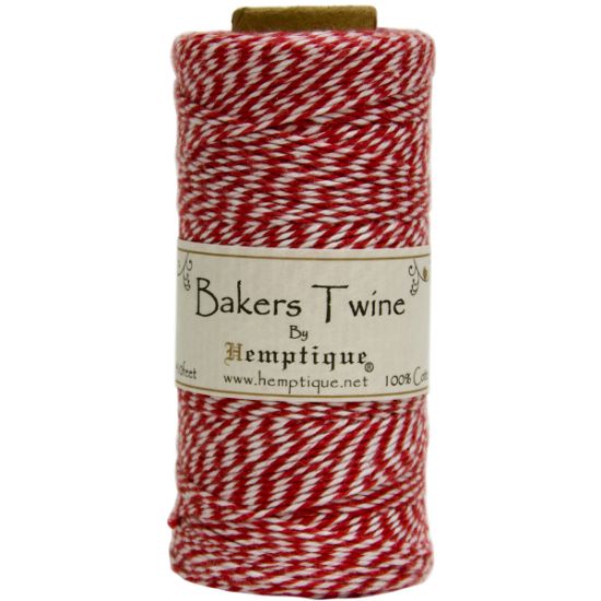 Picture of Cotton Baker's Twine Spool 2-Ply 410' Red