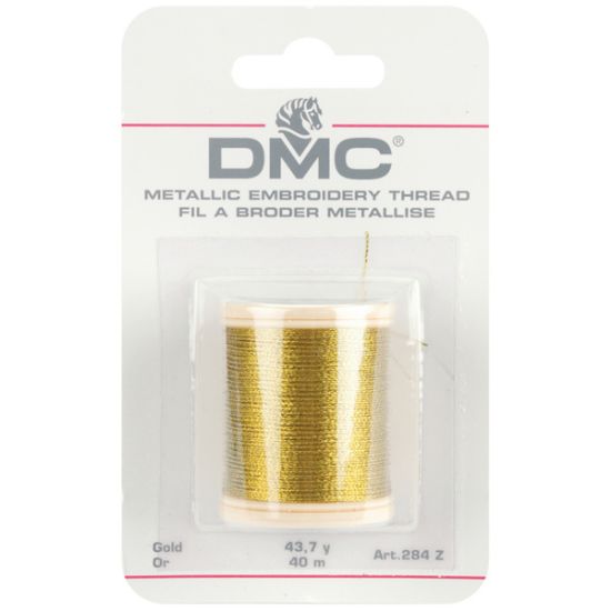 Picture of DMC Metallic Embroidery Thread 43.7yd Gold