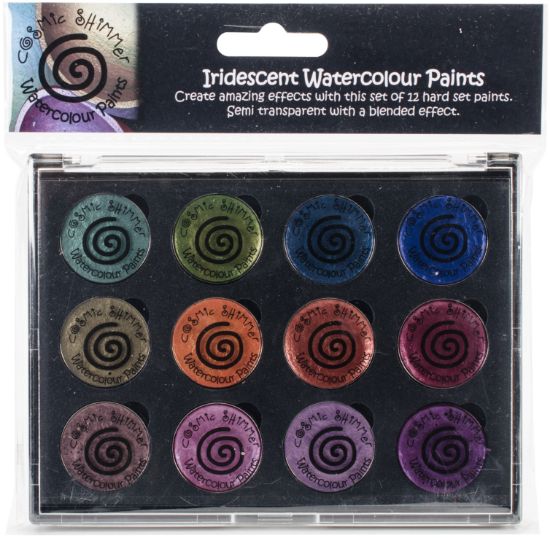 Picture of Cosmic Shimmer Iridescent Watercolor Palette Set 6 Antique Shades