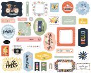 Picture of Carta Bella Cardstock Ephemera 33/Pkg-Icons, Here, There And Everywhere