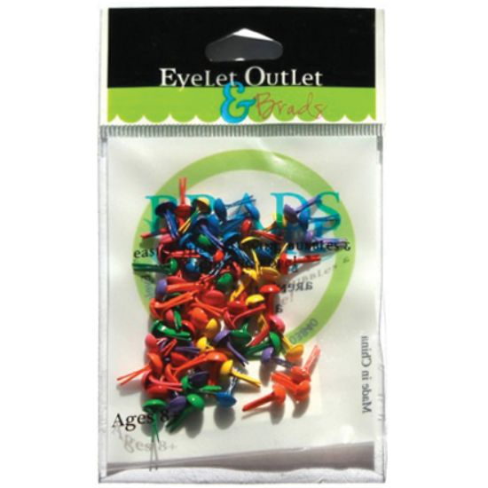 Picture of Eyelet Outlet Round Brads 4mm 70/Pkg Summer