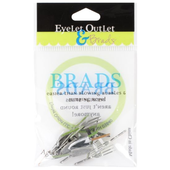 Picture of Eyelet Outlet Shape Brads 12/Pkg Garden Tools