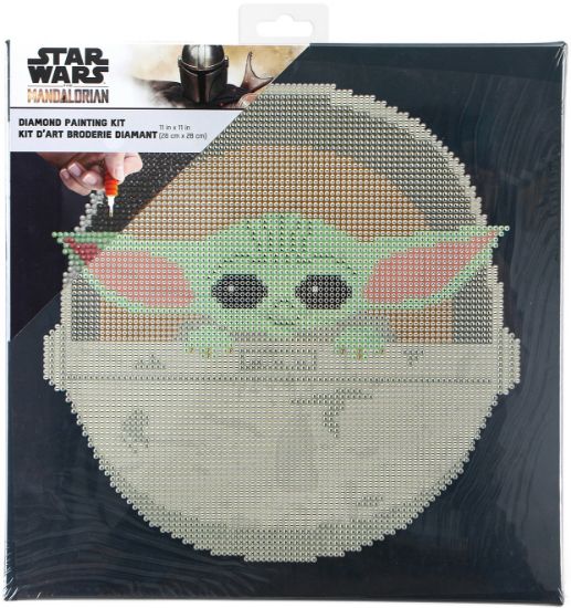Picture of Camelot Dotz Diamond Facet Art Box Kit 11"X11" The Mandalorian - The Child