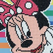 Picture of Camelot Dotz Diamond Art Box Kit 11"X11"-Disney -  Minnie Stripes