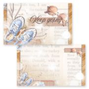 Picture of Dusty Rose Journal Card Pack 20/Pkg-4 Designs/5 Each