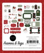 Picture of Carta Bella Cardstock Ephemera-Frames & Tags, A Wonderful Christmas