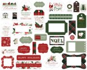 Picture of Carta Bella Cardstock Ephemera-Frames & Tags, A Wonderful Christmas