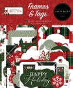 Picture of Carta Bella Cardstock Ephemera-Frames & Tags, A Wonderful Christmas