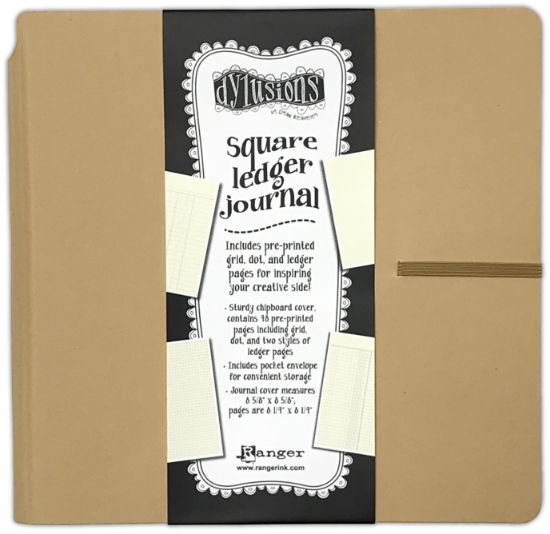Picture of Dyan Reaveley's Dylusions Square Ledger Journal 8.625X8.625"-Kraft
