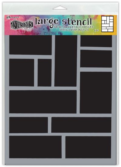 Picture of Dyan Reaveley's Dylusions Stencils 9"X12"-Blocking