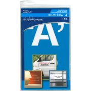 Picture of Alphabet Stencils 100/Pkg Helvetica Capital Letters 4"