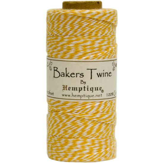 Picture of Cotton Baker's Twine Spool 2-Ply 410' Yellow