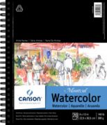 Picture of Canson Watercolor Pad 9"X12" 20 Sheets