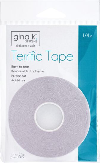 Picture of Gina K Terrific Tape 1/4"X27yds Clear