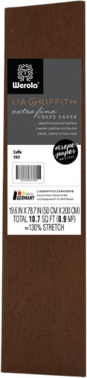 Picture of Extra Fine Crepe Paper 19.6"X78.7" Cafe