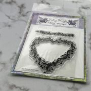 Picture of Fairy Hugs Clear Stamps-Vine Heart Frame