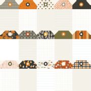 Picture of FaBOOlous Double-Sided Cardstock 12"X12"-Tags Elements