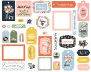 Picture of Carta Bella Cardstock Ephemera 33/Pkg-Frames & Tags, Here There And Everywhere