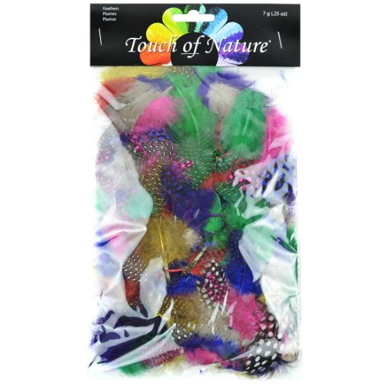 Picture of Dyed Guinea Feathers 7g Assorted Colors